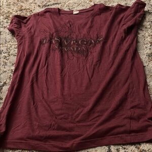 Las Vegas Nevada Maroon T-Shirt